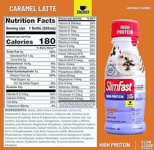 Creamy Chocolate High Protein Ready to Drink Meal Replacement Shakes 11 fl. oz 7 Pack G713220