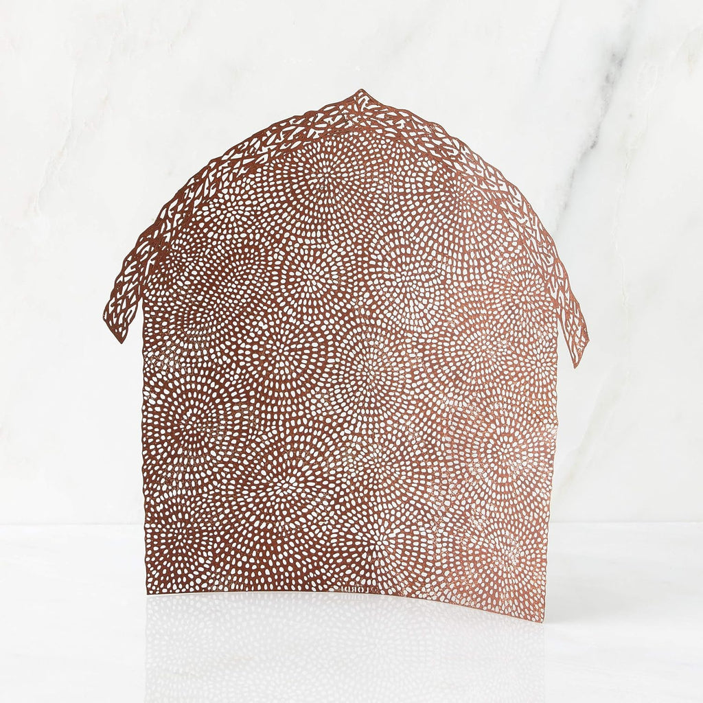 pierced-metal nativity backdrop U403