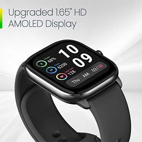 Black Smart Watch with GPS, Heart Rate Monitor, 15-Day Battery Life I20721