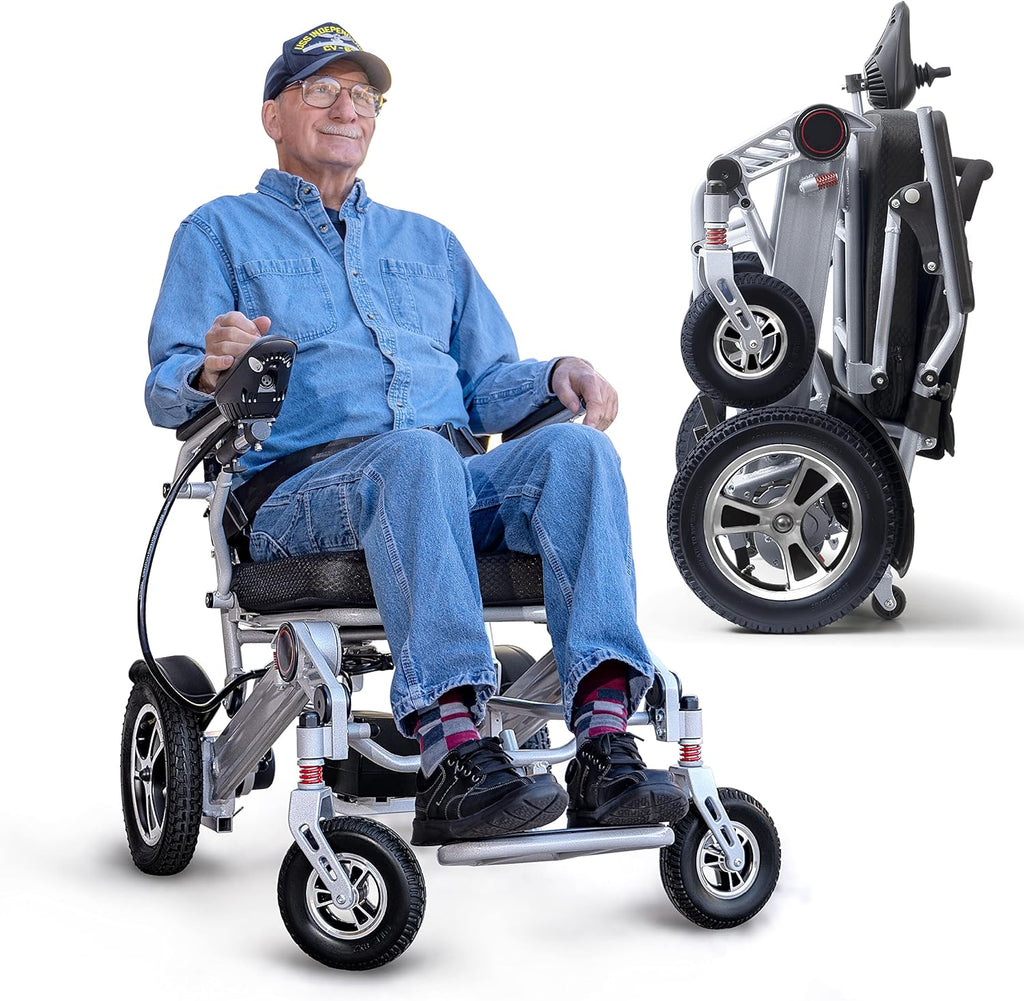 Gray Electric Wheelchair Y679