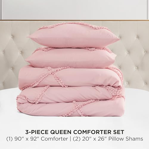 White 3-Piece Reversible Comforter Set X5774