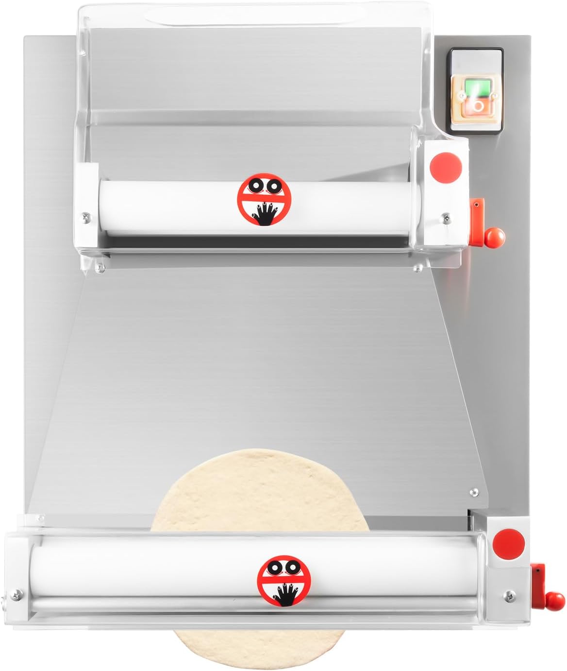 Commercial Electric Pizza Dough Sheeter, 15 Inch, 370W, Thickness 0.7-5.4mm K70018