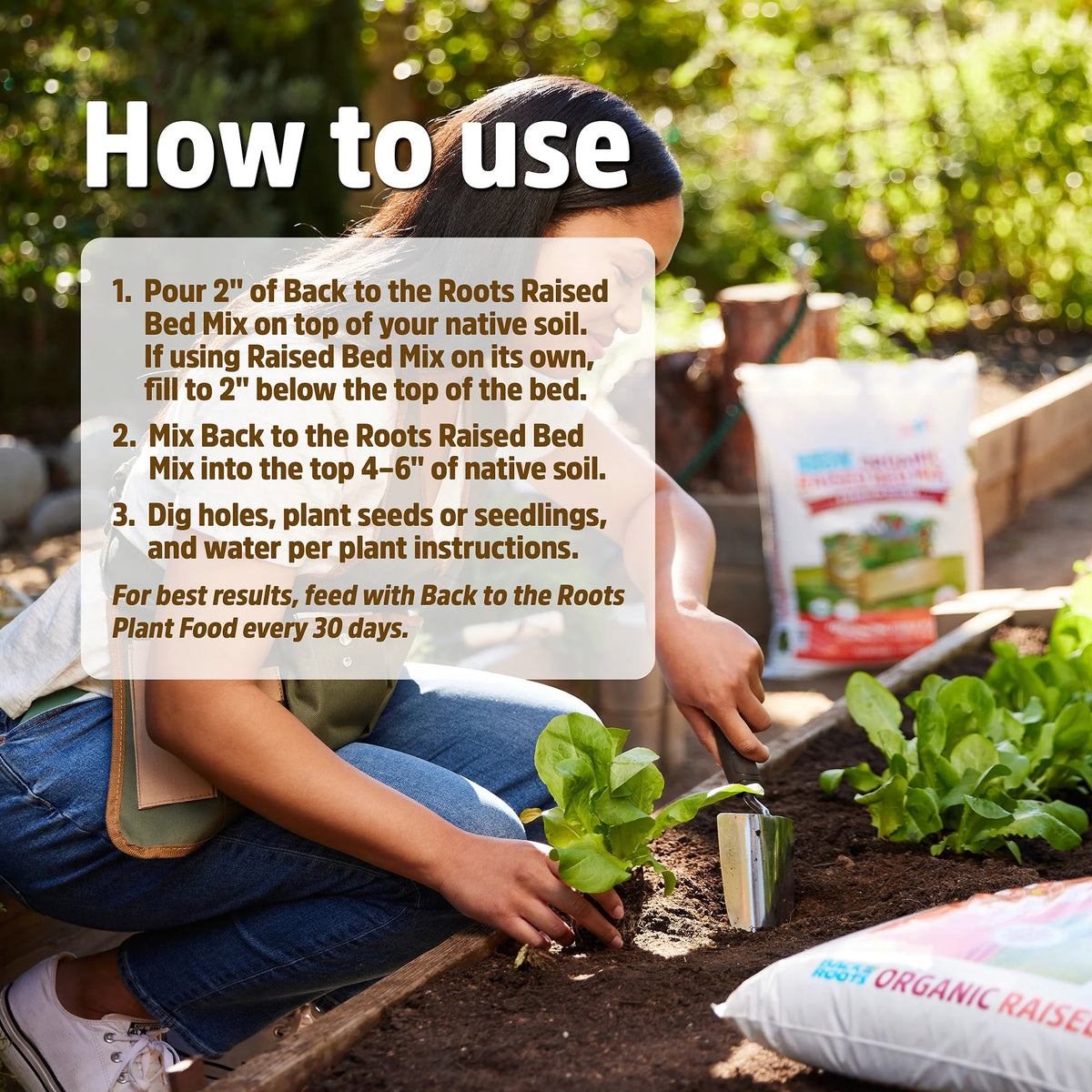 60 1 cu. ft. bags Organic Raised Bed Mix F657993