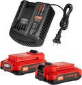 2Pack 20V 3.5Ah Replacement Battery and Charger Kit X47603
