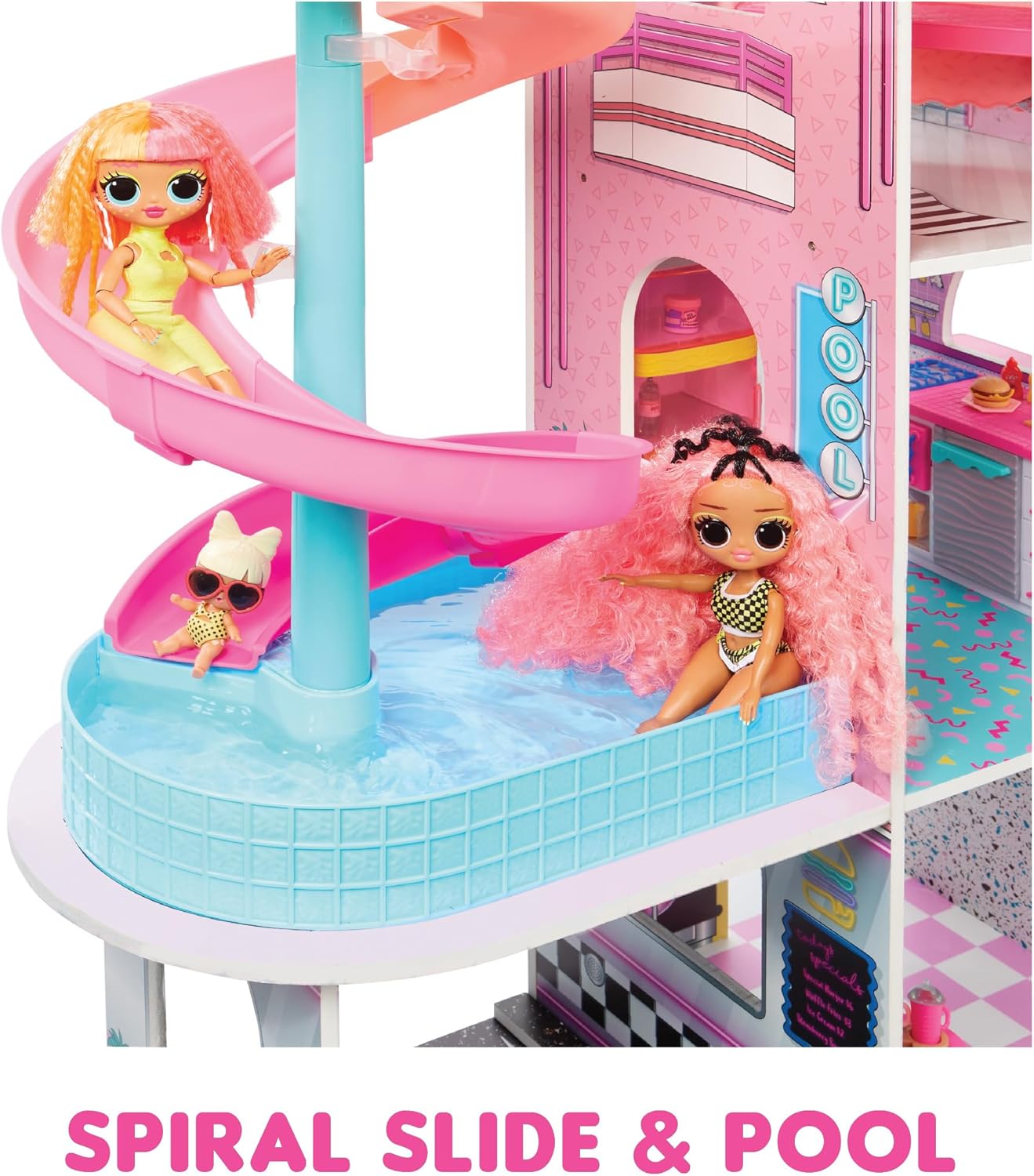 OMG Fashion House Playset with 85+ Surprises and Real Wood K231294