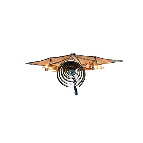 10-Light 12-Point Capiz Star Treetop Z12316