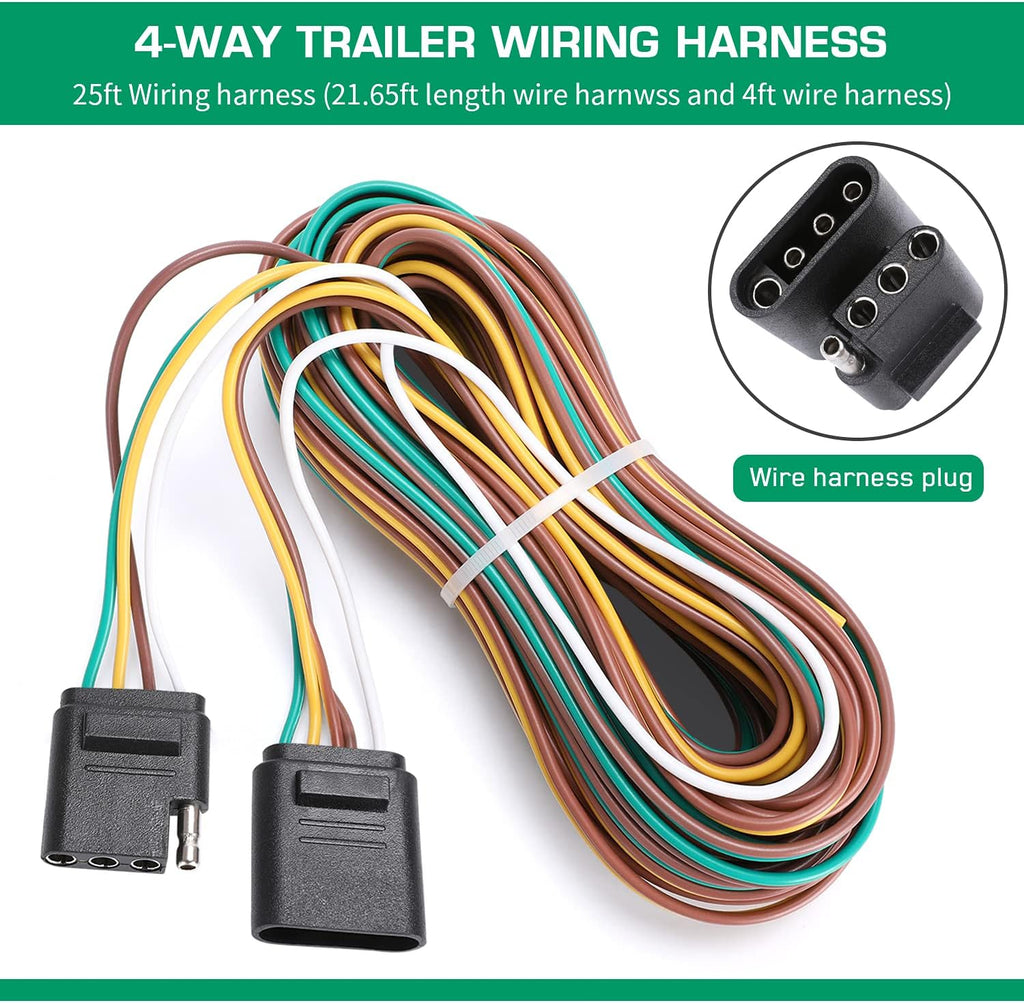 Submersible LED Trailer Light Kit, Waterproof Tail Lights W904093