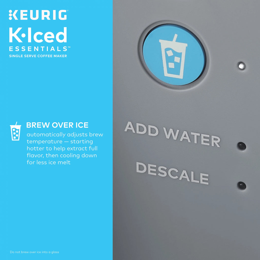 Gray Iced and Hot Single-Serve K-Cup Pod Coffee Maker O34546