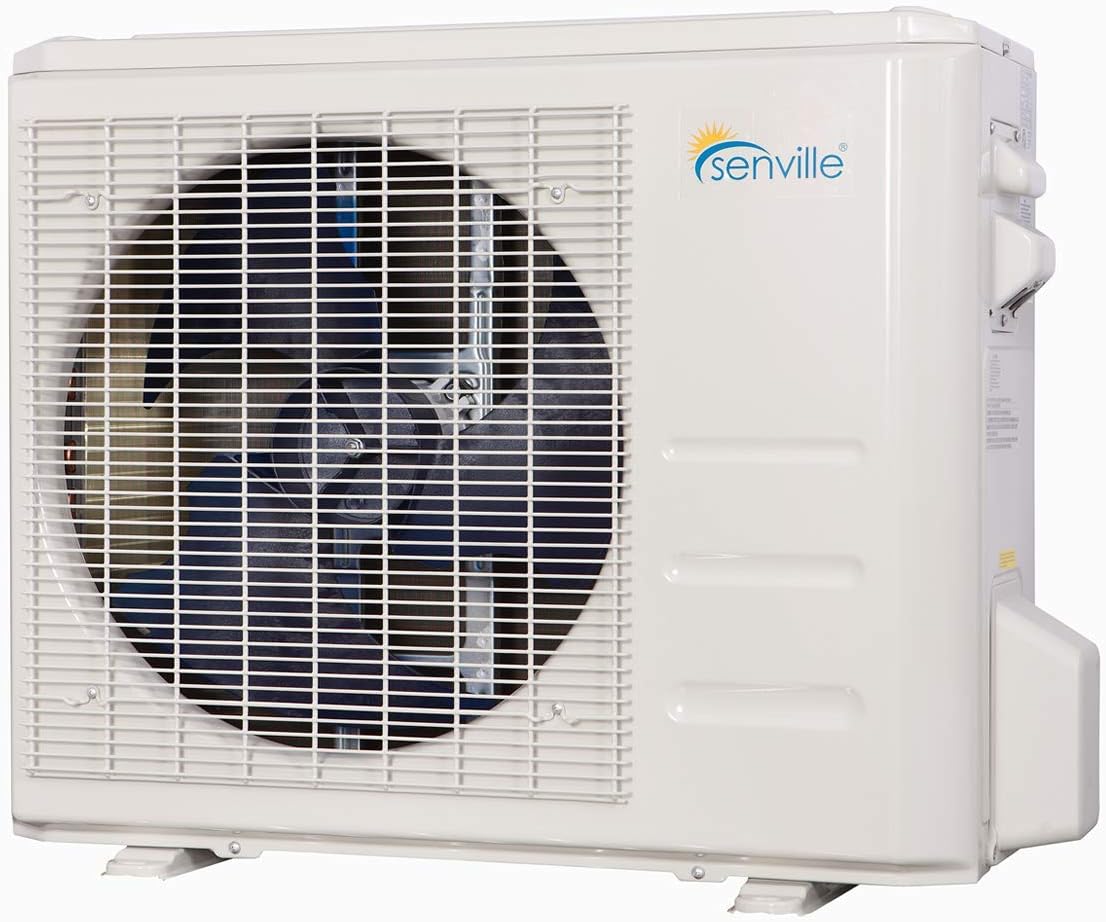 12,000 BTU Floor Console Mini Split AC/Heating System, White C382