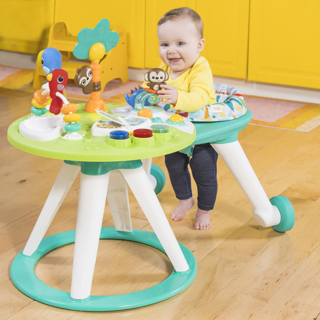 2-in-1 Baby Activity Center & Table, Tropic Coral T717333