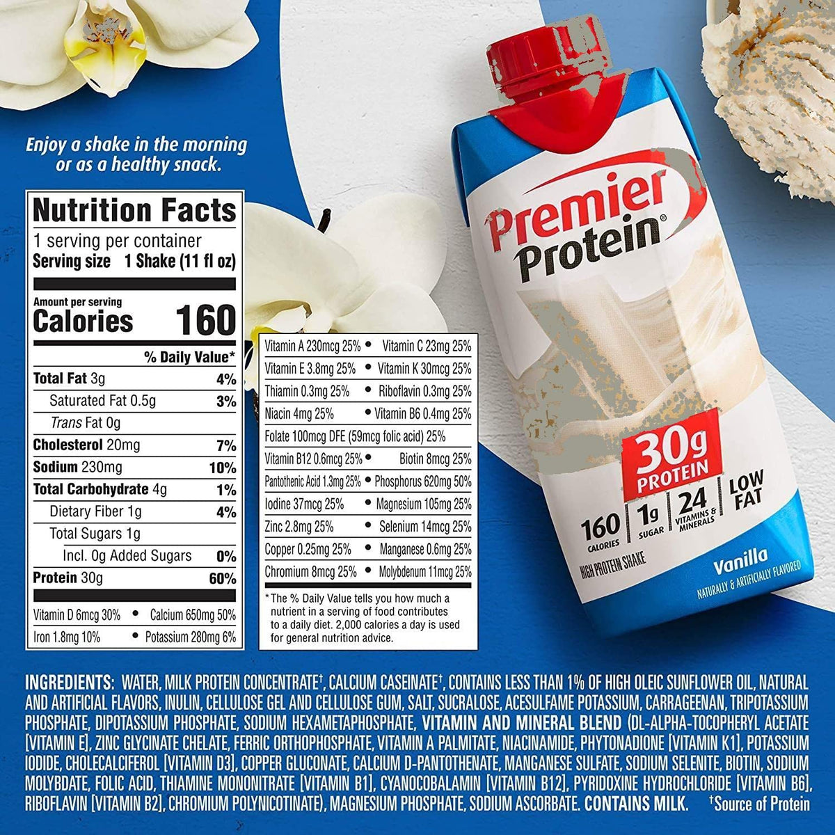 11 Fl. Oz Each Variety Sampler Pack of Protein Shakes (12 Pack) W277