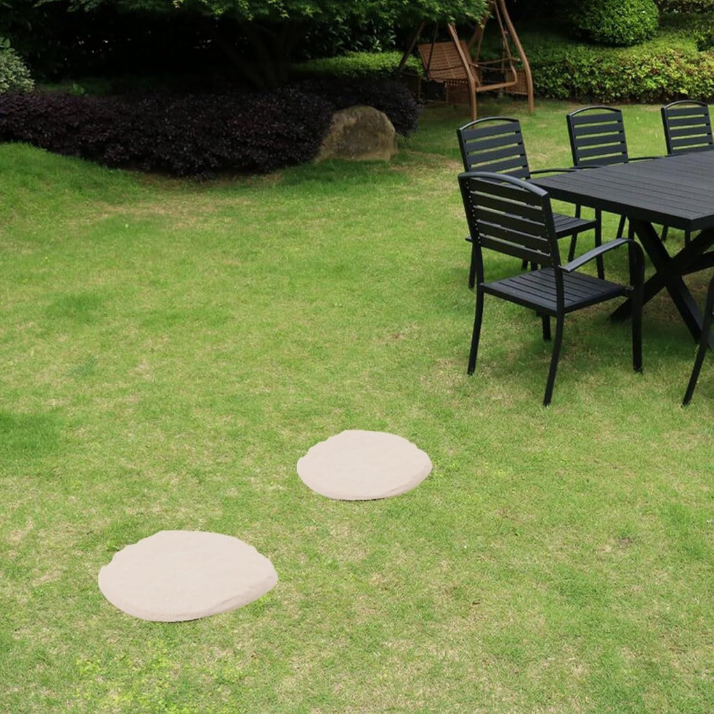 Beige Limestone Resin Garden Stepping Stones Z4246