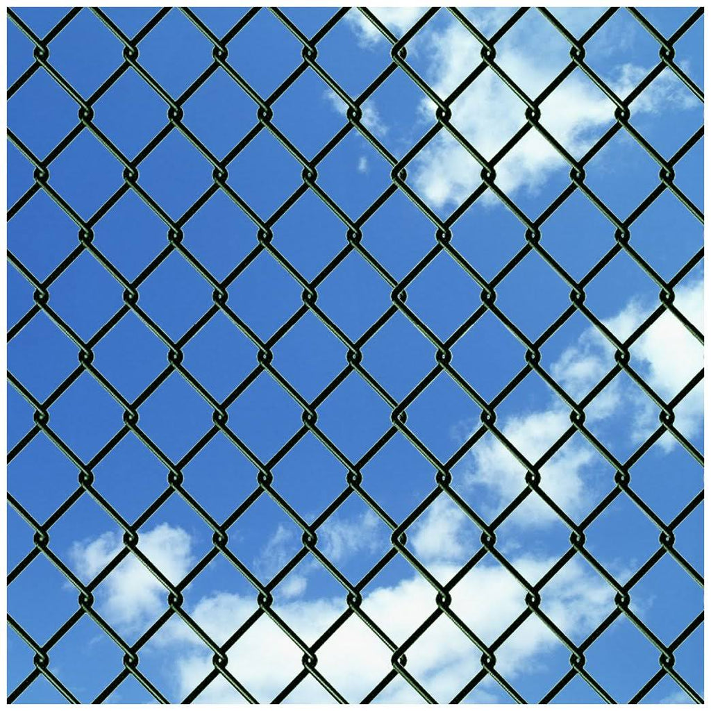 Green Steel Chain Link Fence with Posts 3x22 x 82 Z3361