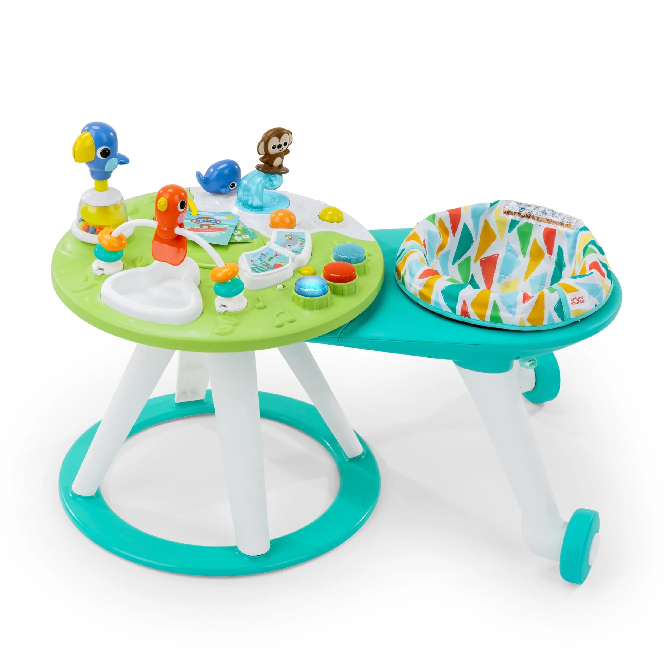 2-in-1 Baby Activity Center & Table, Tropic Coral T717333