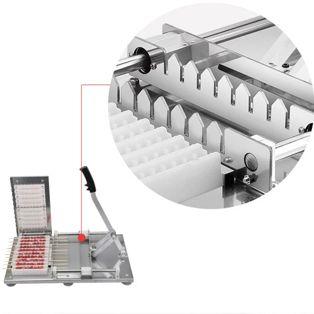 Manual Meat Skewer 10 Strings BBQ Tool T11004