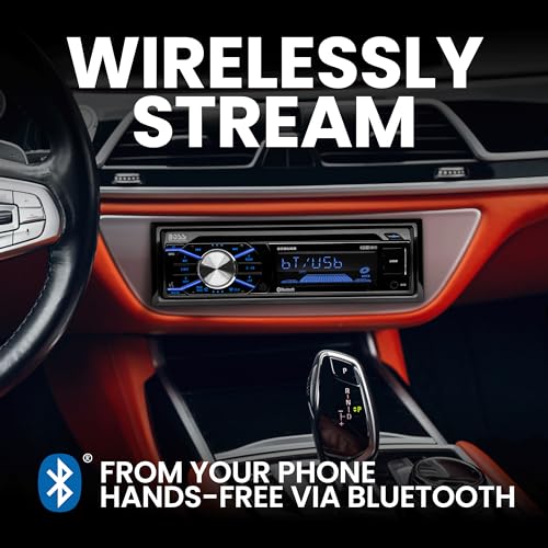 Single Din Bluetooth Car Stereo with 6.5 Inch 2 Way Speakers B85961