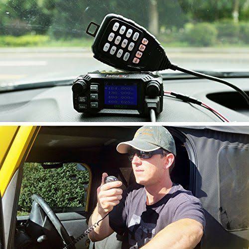 Dual Band VHF UHF 25W Mobile Radio with 4 Color Display X815892