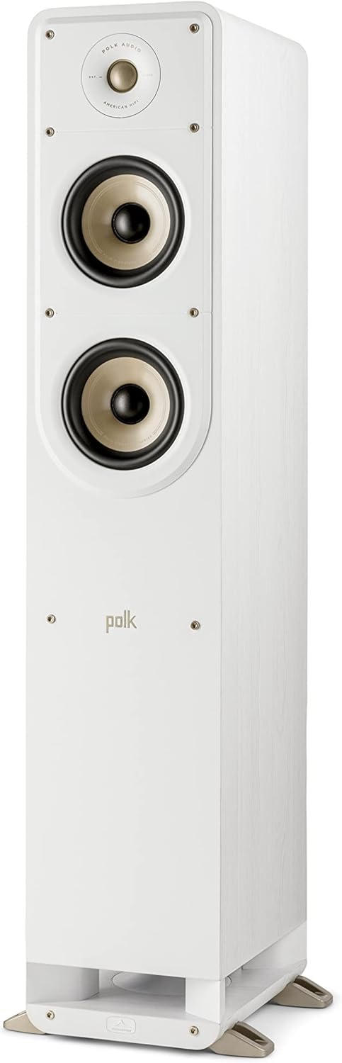 Walnut Tower Speaker with 1" Tweeter and 5.25" Woofers C11101