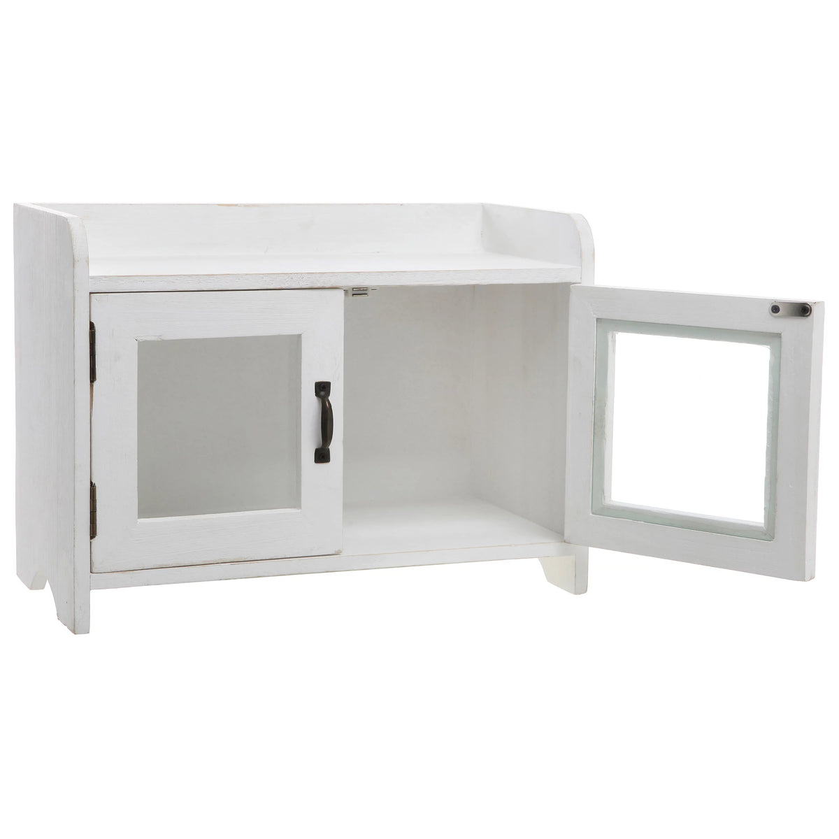 Antique White Wood Cabinet Organizer C6525