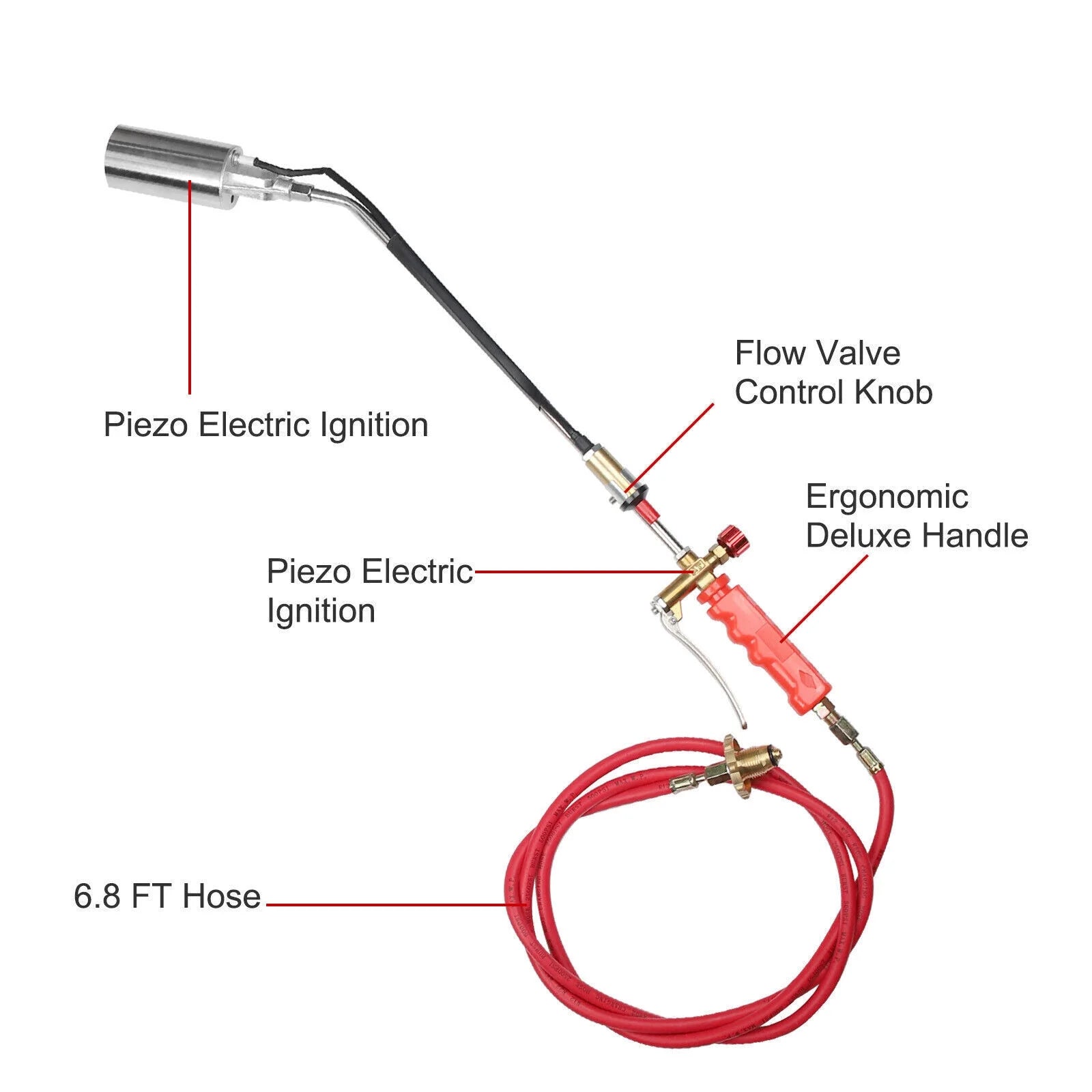 Portable Propane Torch Weed Burner with Hose M247