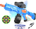 Large Gel Ball Blaster with Drum, Electric Splat Blaster（Blue） A6599
