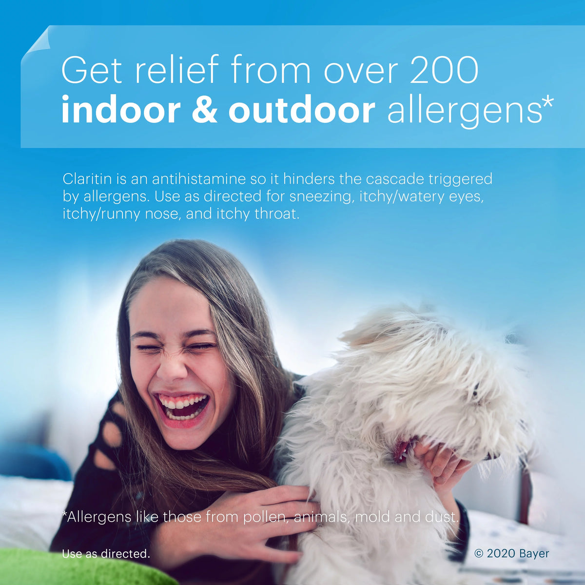 10 Ct 10 mg Non-Drowsy Allergy Medicine E636662