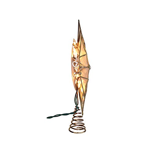 10-Light 12-Point Capiz Star Treetop Z12316