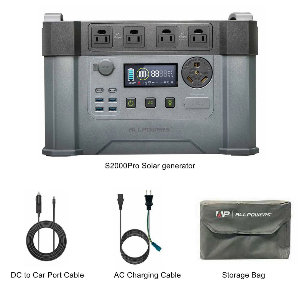 2400W 1500Wh Portable Power Station V9224
