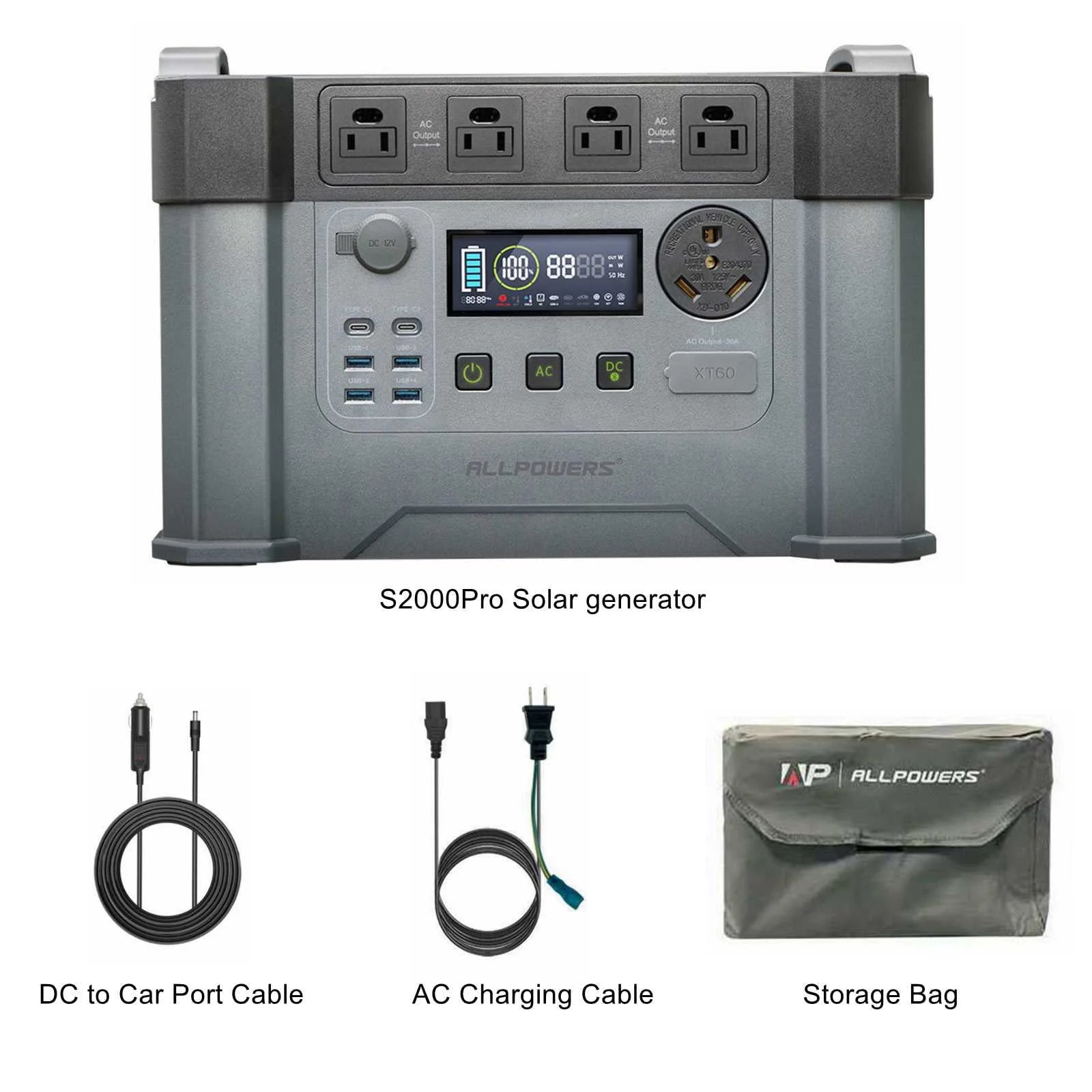 2400W 1500Wh Portable Power Station V9224