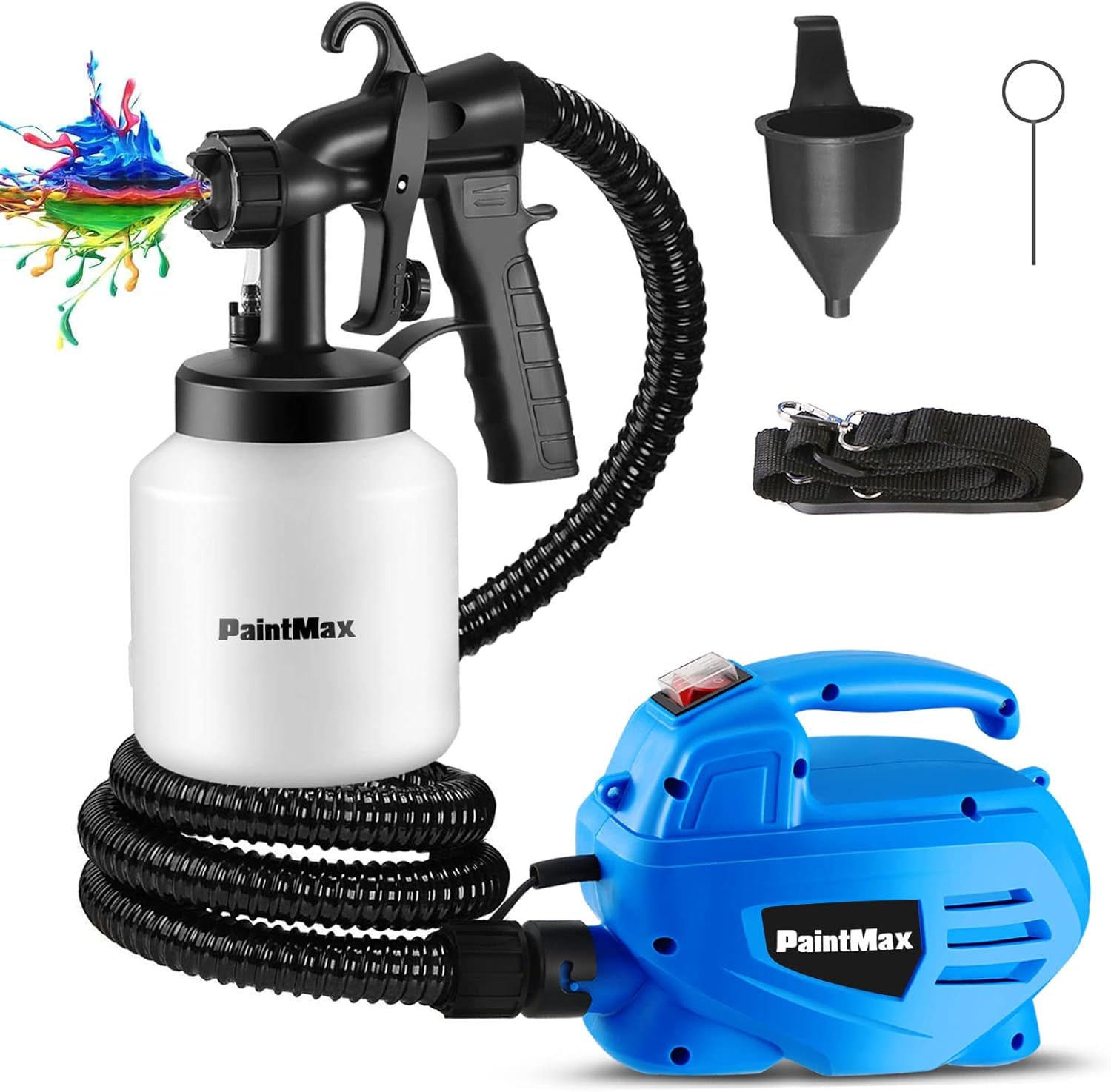 650W HVLP Spray Gun with 3 Patterns & 800ML Container M435596