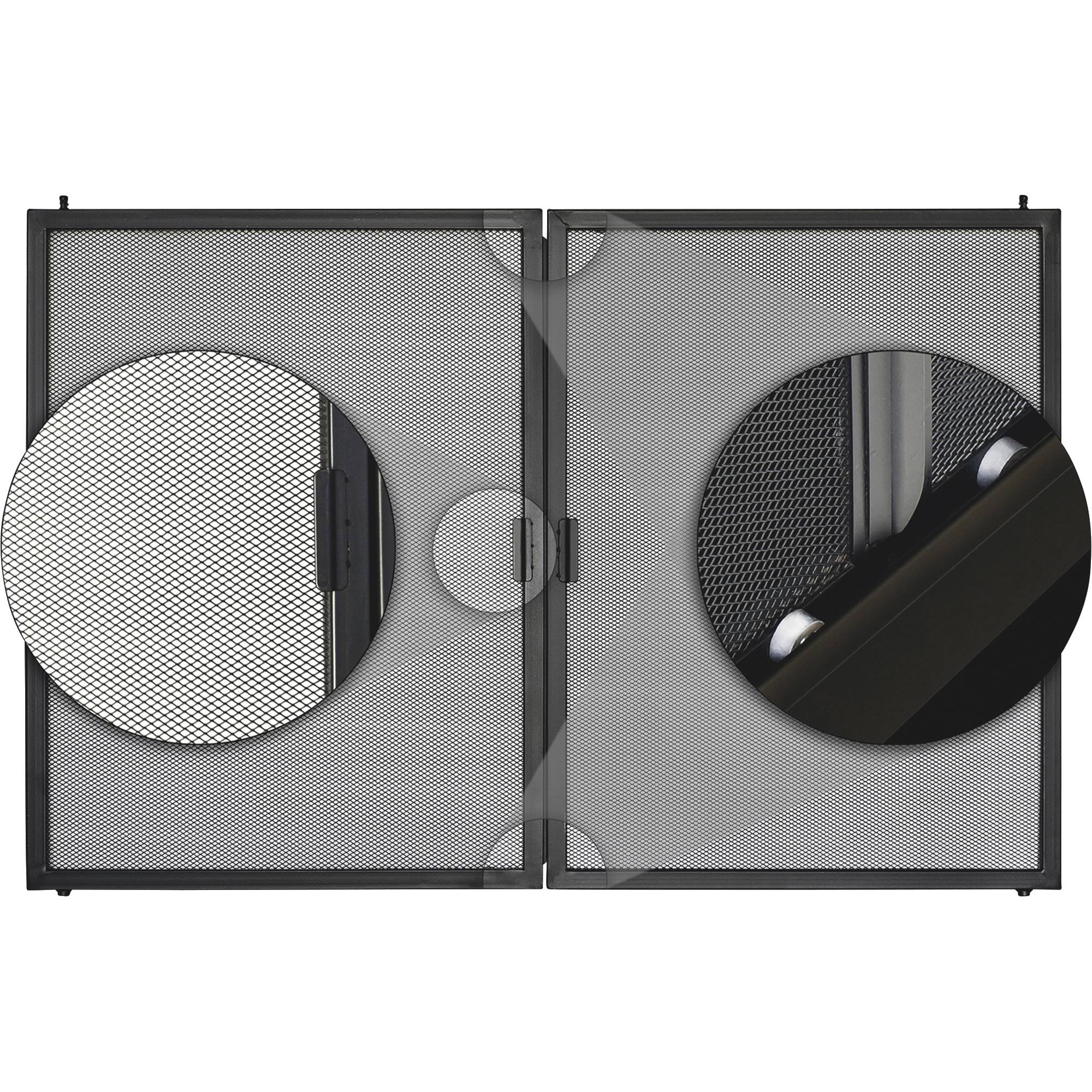 Small Glass Fireplace Doors G6062