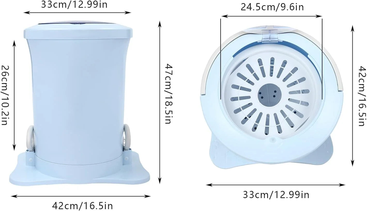 12L Manual Spin Dryer with Drain Hose I6391
