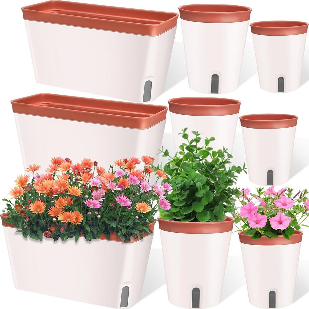 9 Set Self Watering Window Planter Box O318820
