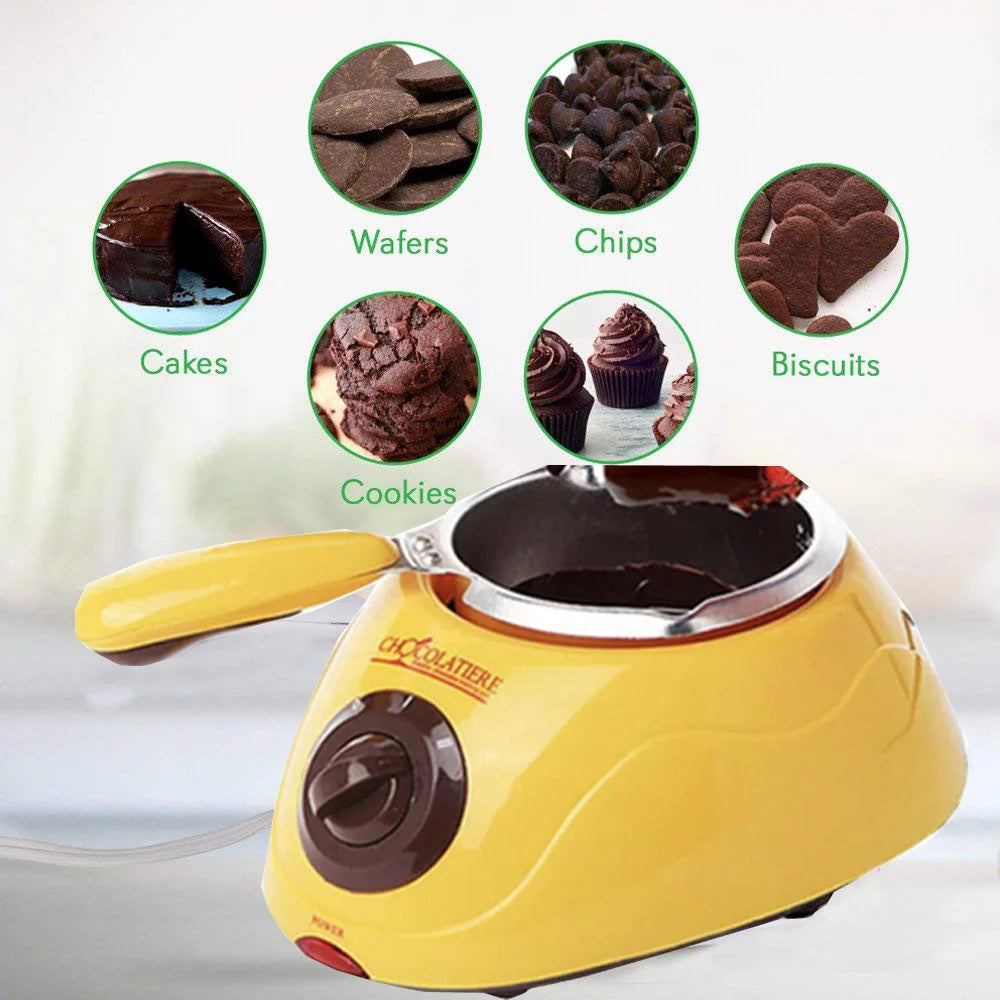 Chocolate Melting Warming Fondue Set with Removable Pot P9774