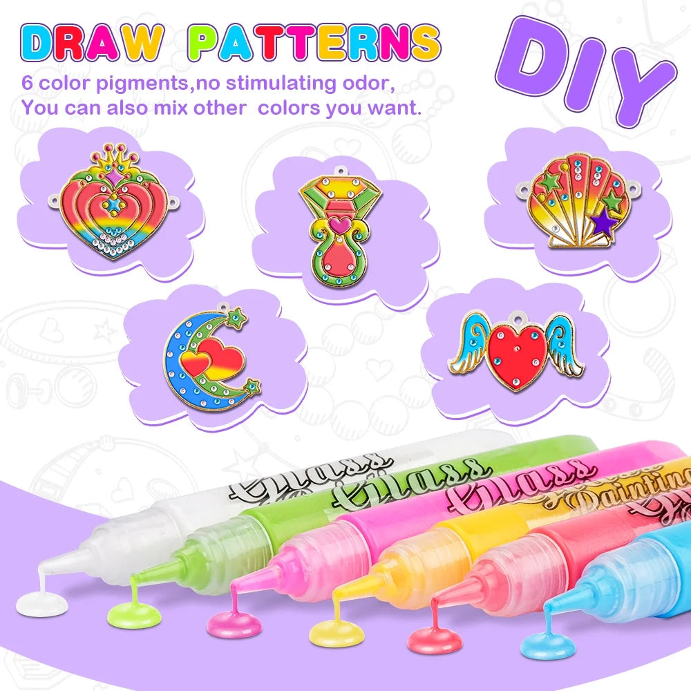 Necklace Craft Kit Jewelry Making Kit U126921