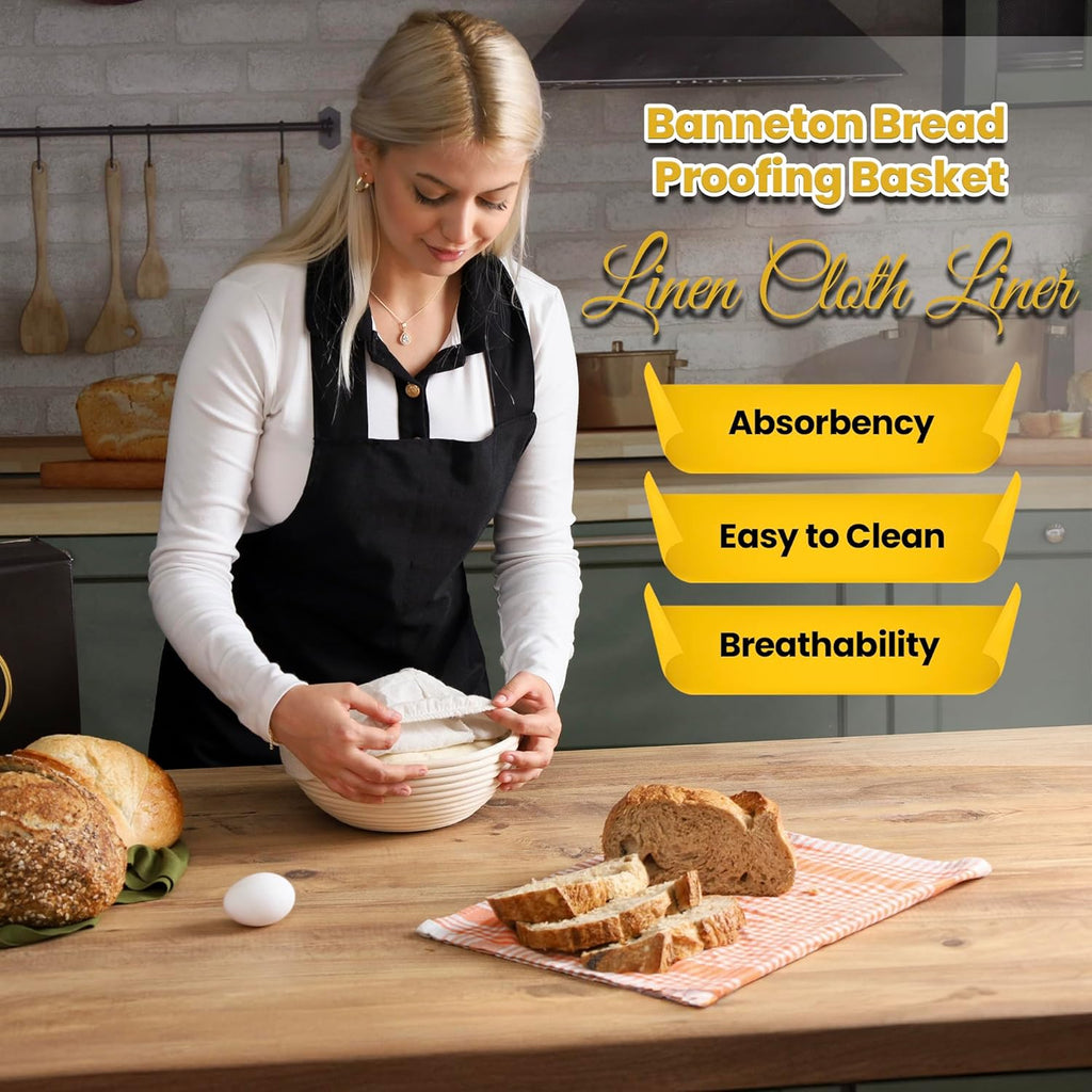Round 9 inch Sourdough Proofing Basket N826