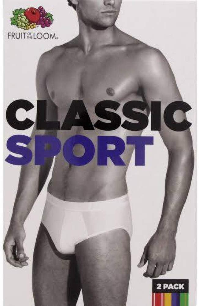 Mens Classic Sport Briefs (Pack of 2) (White) R36846