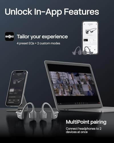 Open-Ear Bone Conduction Sport Headphones with Reflective Strip E351