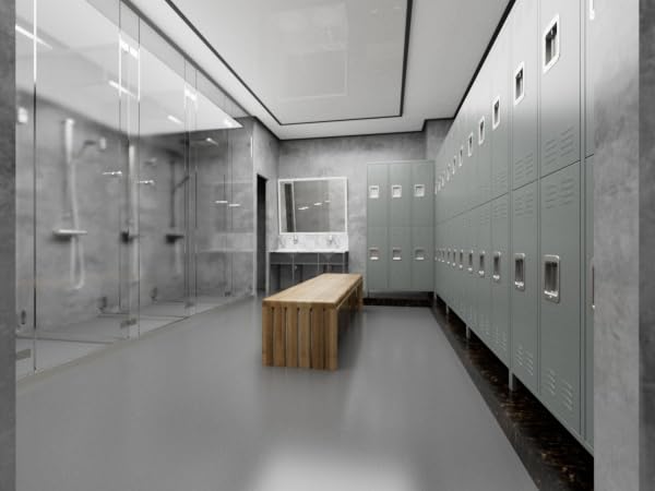 5 Door 72 inch Steel Storage Locker S1098