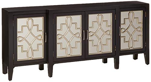 Antique Black Console Table N389988
