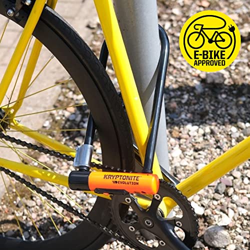 Heavy Duty Bicycle U Lock Bike Lock with Bracket (4-Inch x 11.5-Inch) E467210