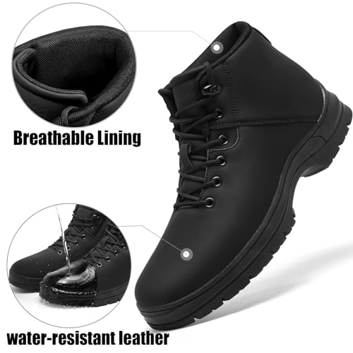Mens Lightweight Water Resistant Mid Ankle Hiking Boots D110886