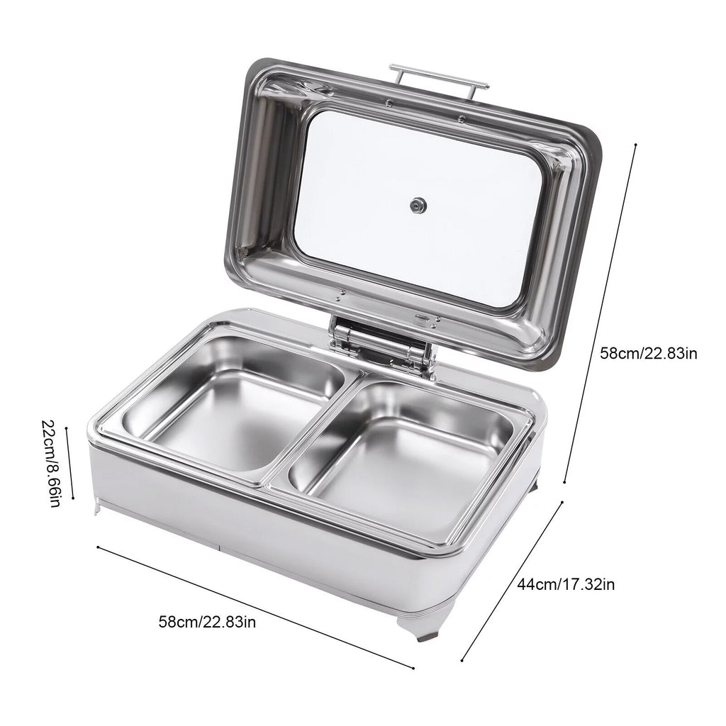 9L Electric Food Warmer with 2 Trays C6473