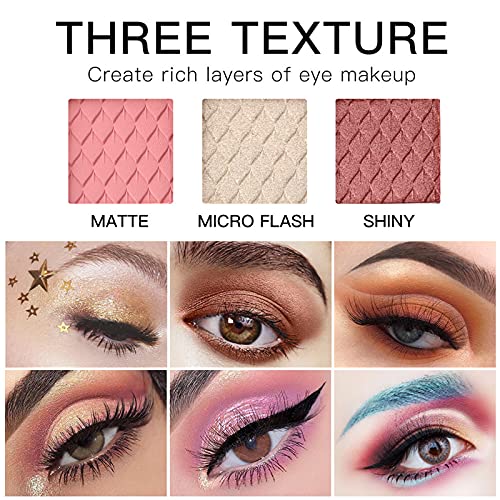 All-in-one Makeup Kit with Eyeshadow Palette Lipstick Blush Foundation Concealer Face Powder Mascara Lipgloss Brush T2611