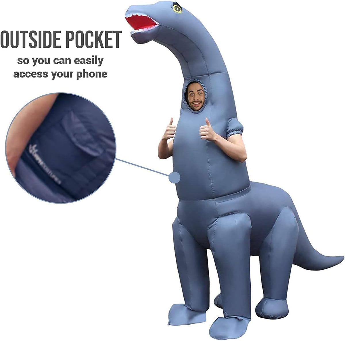 Inflatable Dinosaur Costume Adult A958