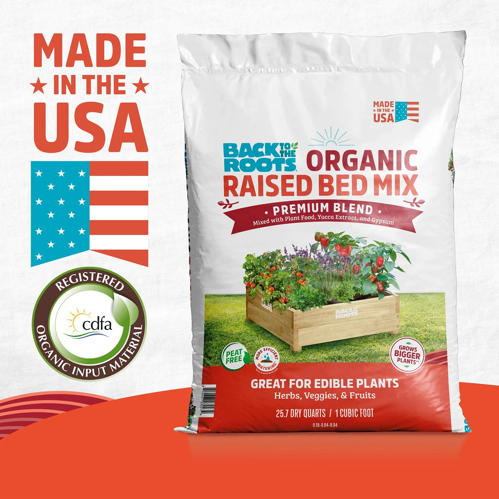 60 1 cu. ft. bags Organic Raised Bed Mix F657993