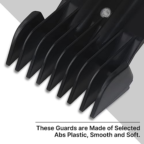 4 Pack Clipper Guards, 1/16", 1/8", 1/4", 3/8", Black D4462