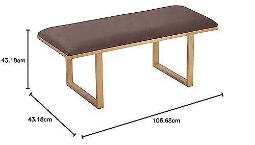 Dark Grey Velvet Bedside Bench N262602
