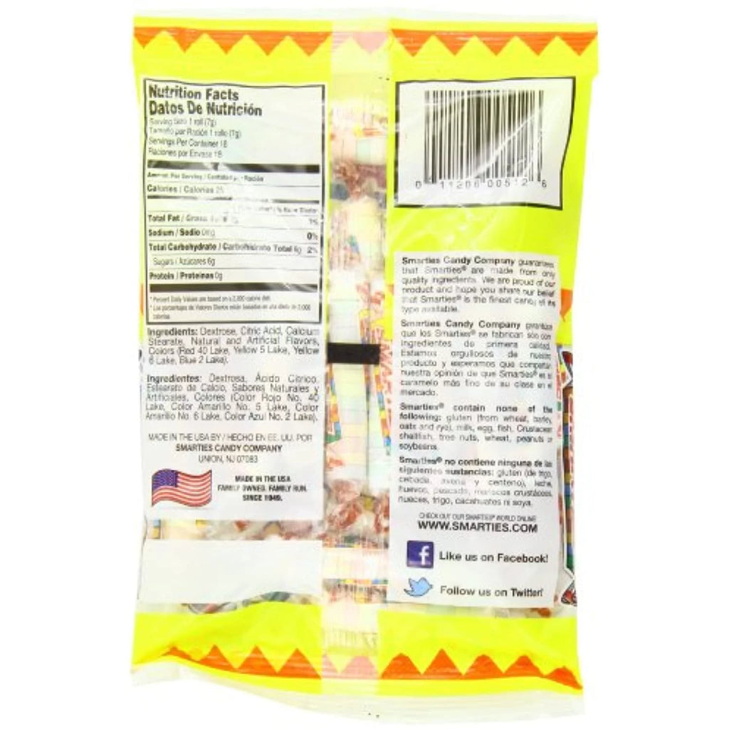 Smarties Candy Rolls, 5 Ounce (Pack Of 12) B549