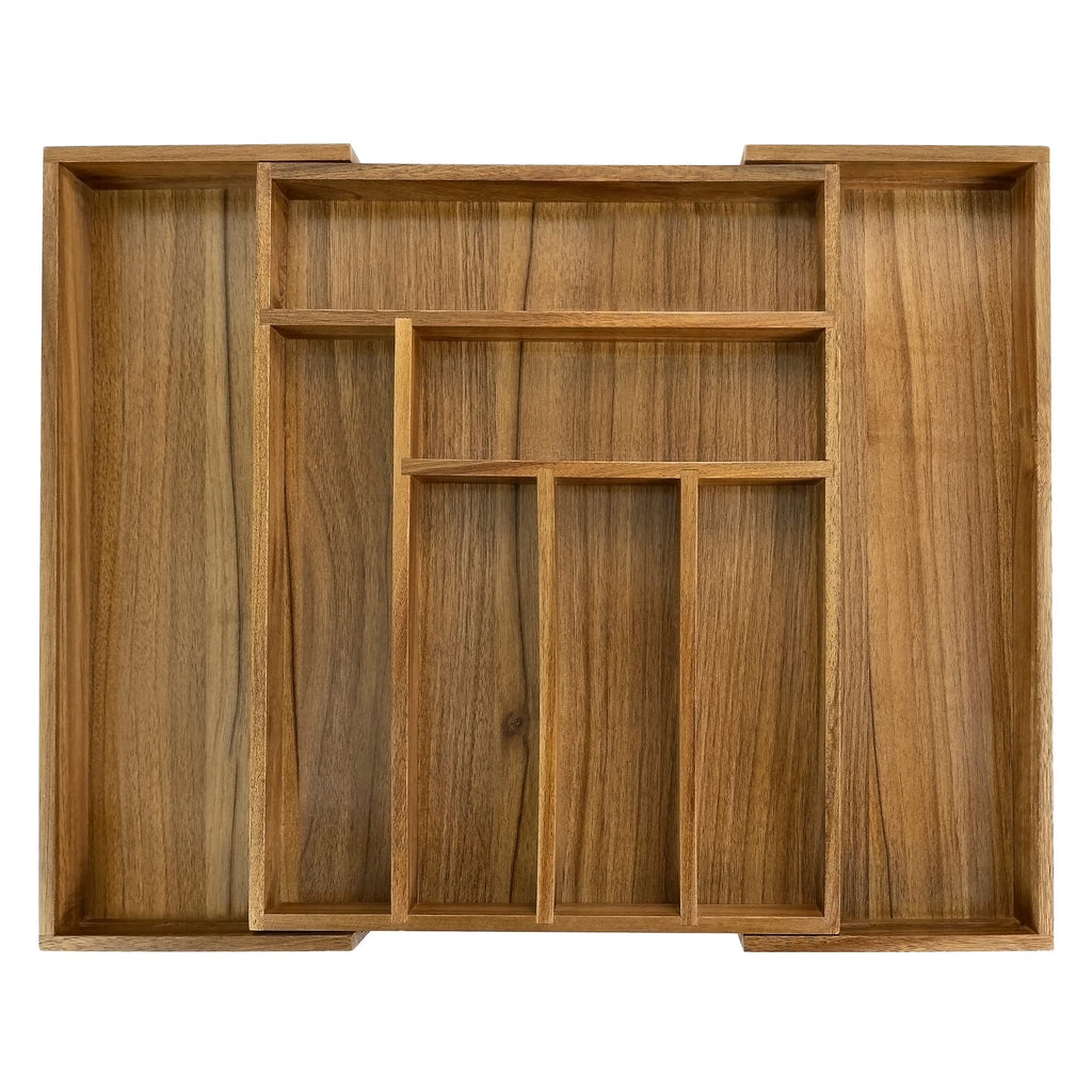 Acacia 8 Compartment Cutlery Tray Organizer F645597